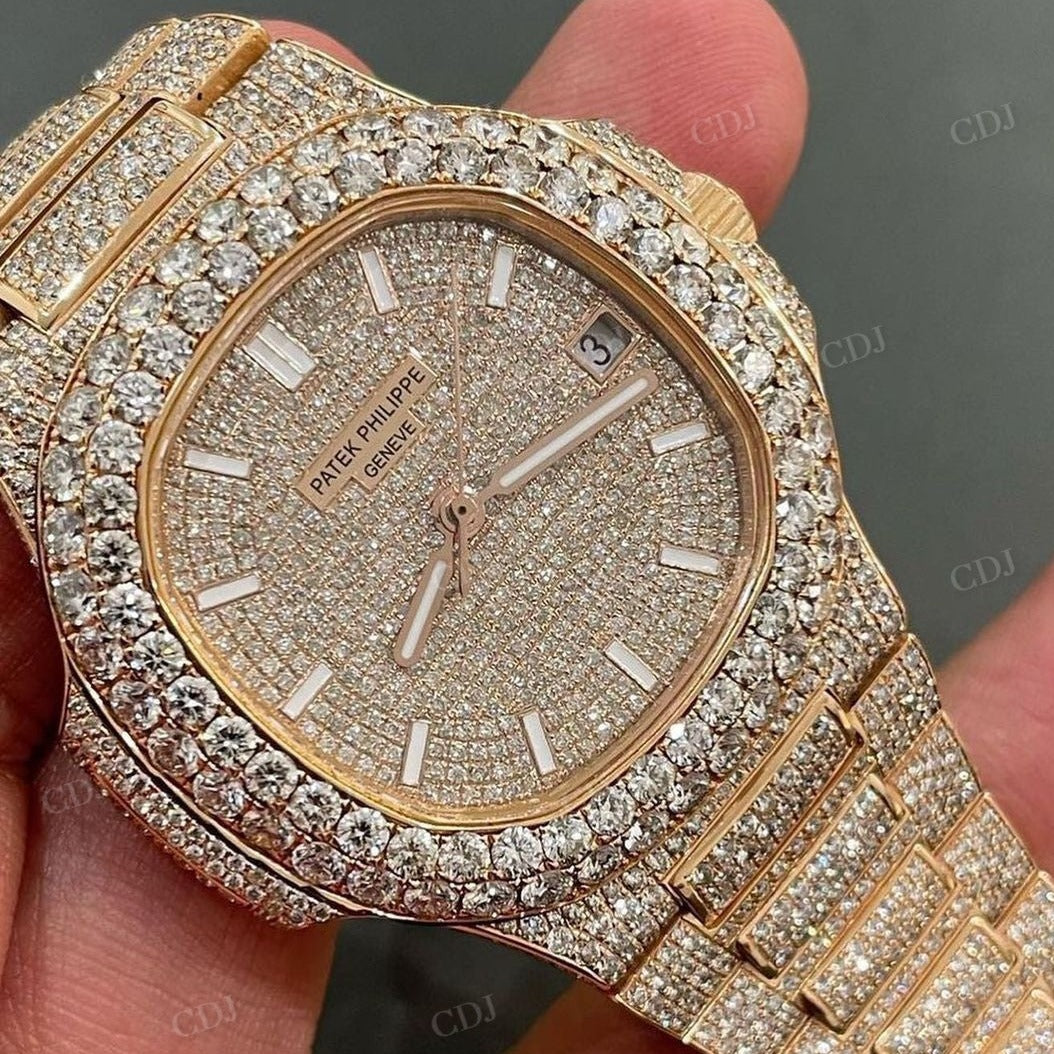 Iced patek sale