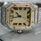 Trendy Bling Hip Hop Men's Watch Top Brand Luxury Iced Out Watch Gold Square Diamond Watch  customdiamjewel   