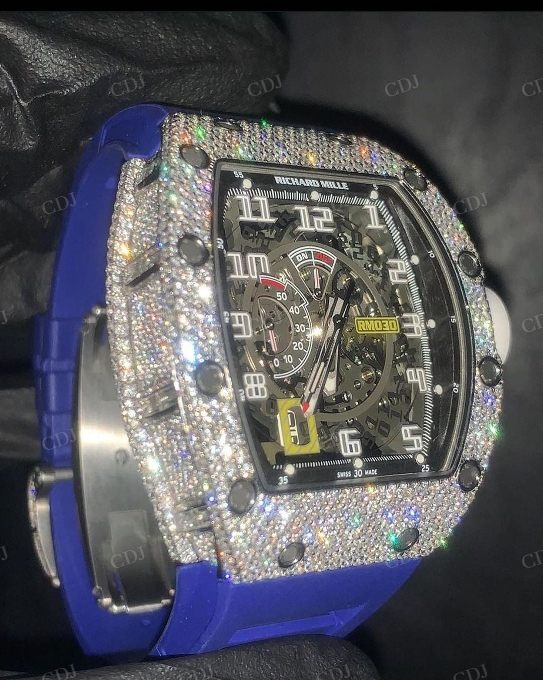 Hip Hop Diamond richard mille Luxury Watch  customdiamjewel   