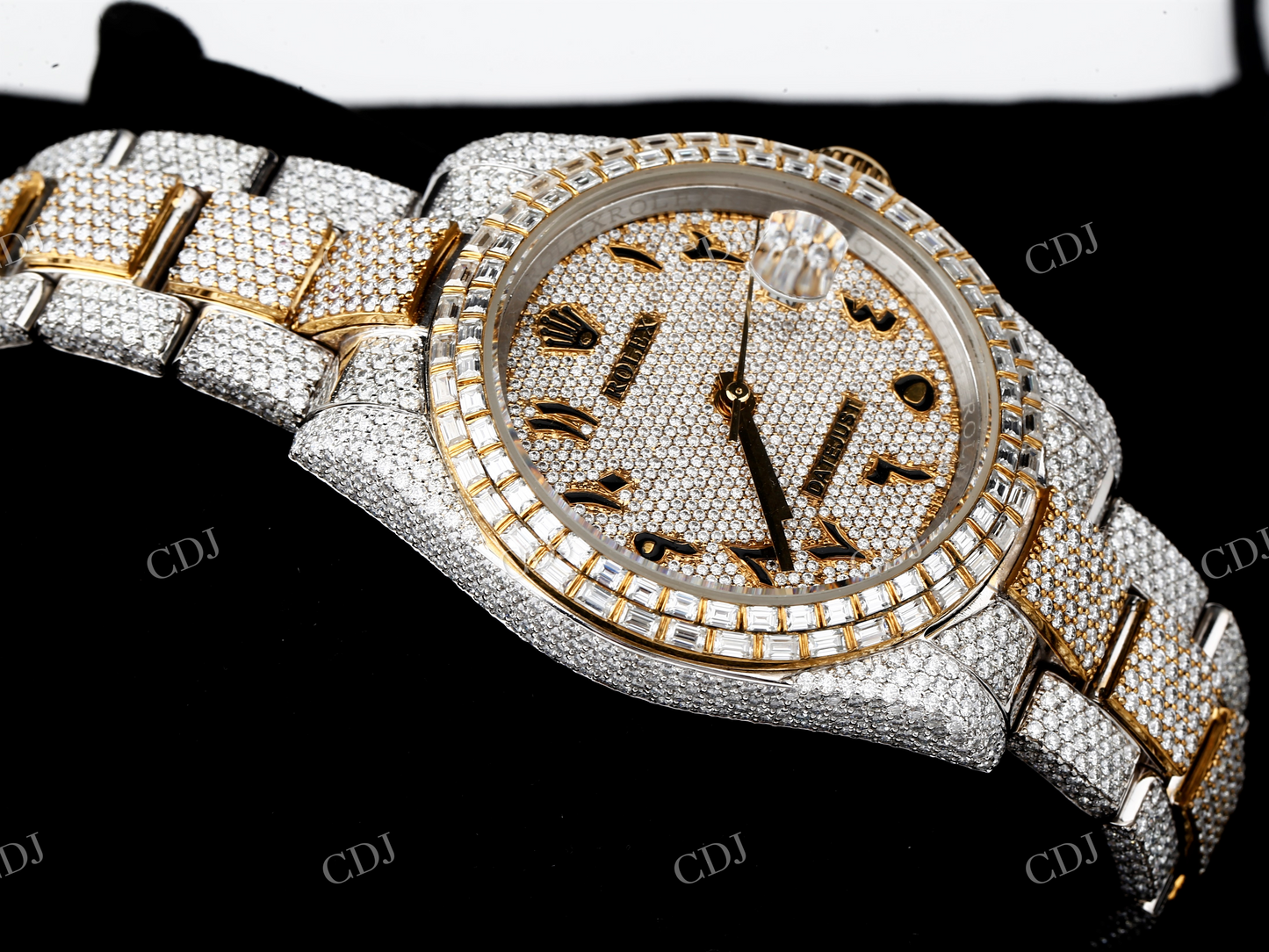 VVS Moissanite Diamond Watch  customdiamjewel   