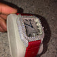 Cartier Santos Custom Diamond Watch  customdiamjewel   