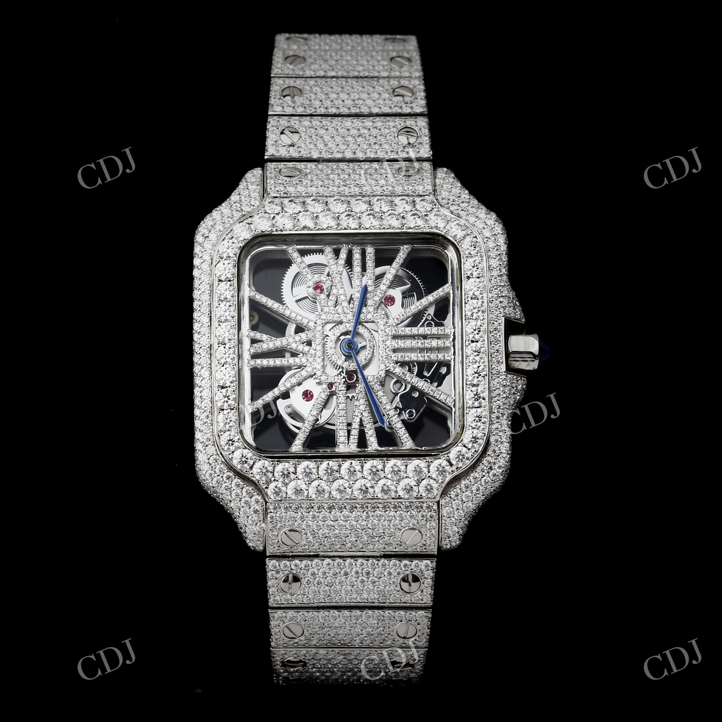 lab Diamond Cartier Watch  customdiamjewel   