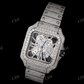 lab Diamond Cartier Watch  customdiamjewel   