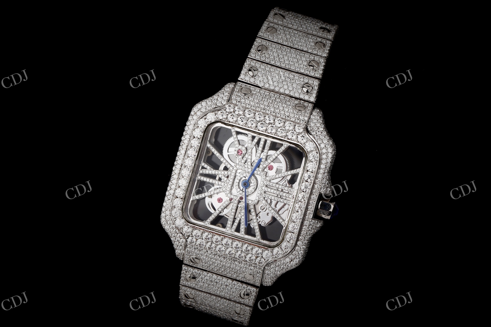 lab Diamond Cartier Watch  customdiamjewel   