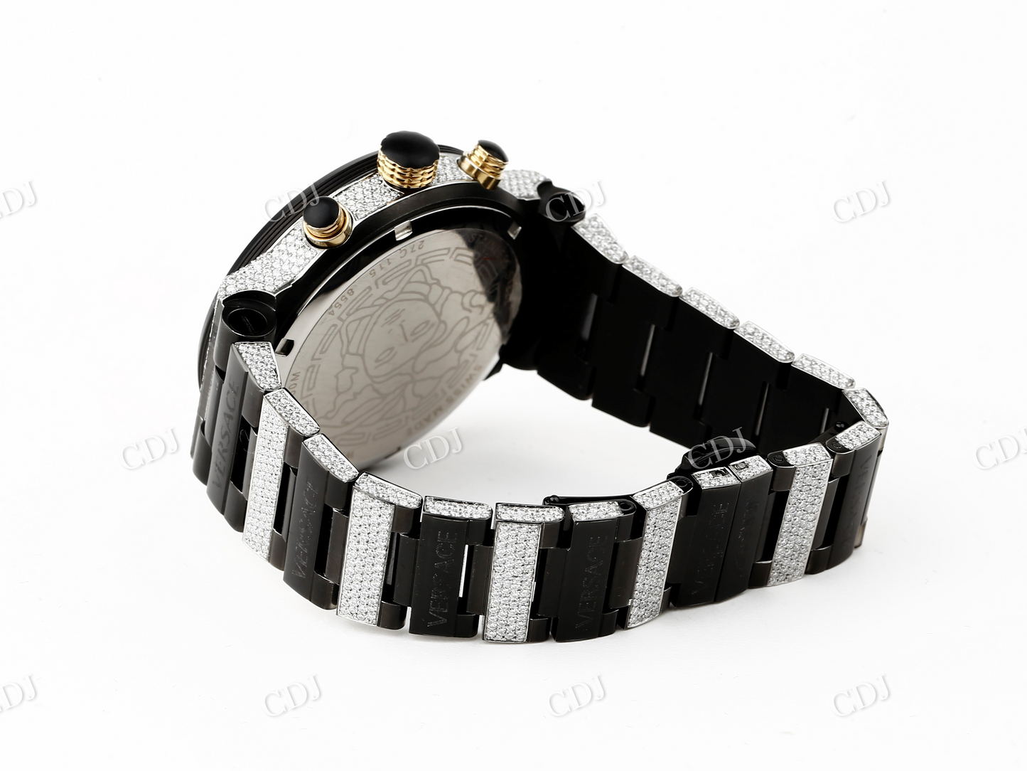 Moissanite bust Down Hip Hop Watch  customdiamjewel   