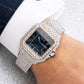 Cartier Santos Diamond Watch  customdiamjewel   