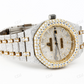 Fully iced out Hip Hop watch  customdiamjewel   