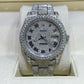 Bust Down Moissanite Rolex Oyster Belt Watch  customdiamjewel   