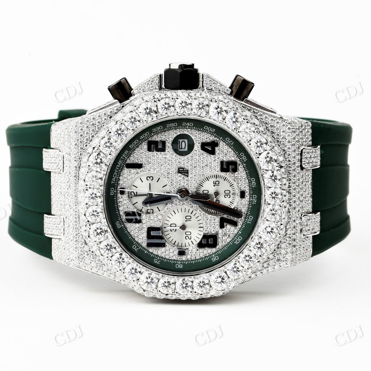 Customized AP Moissanite Watch  customdiamjewel   