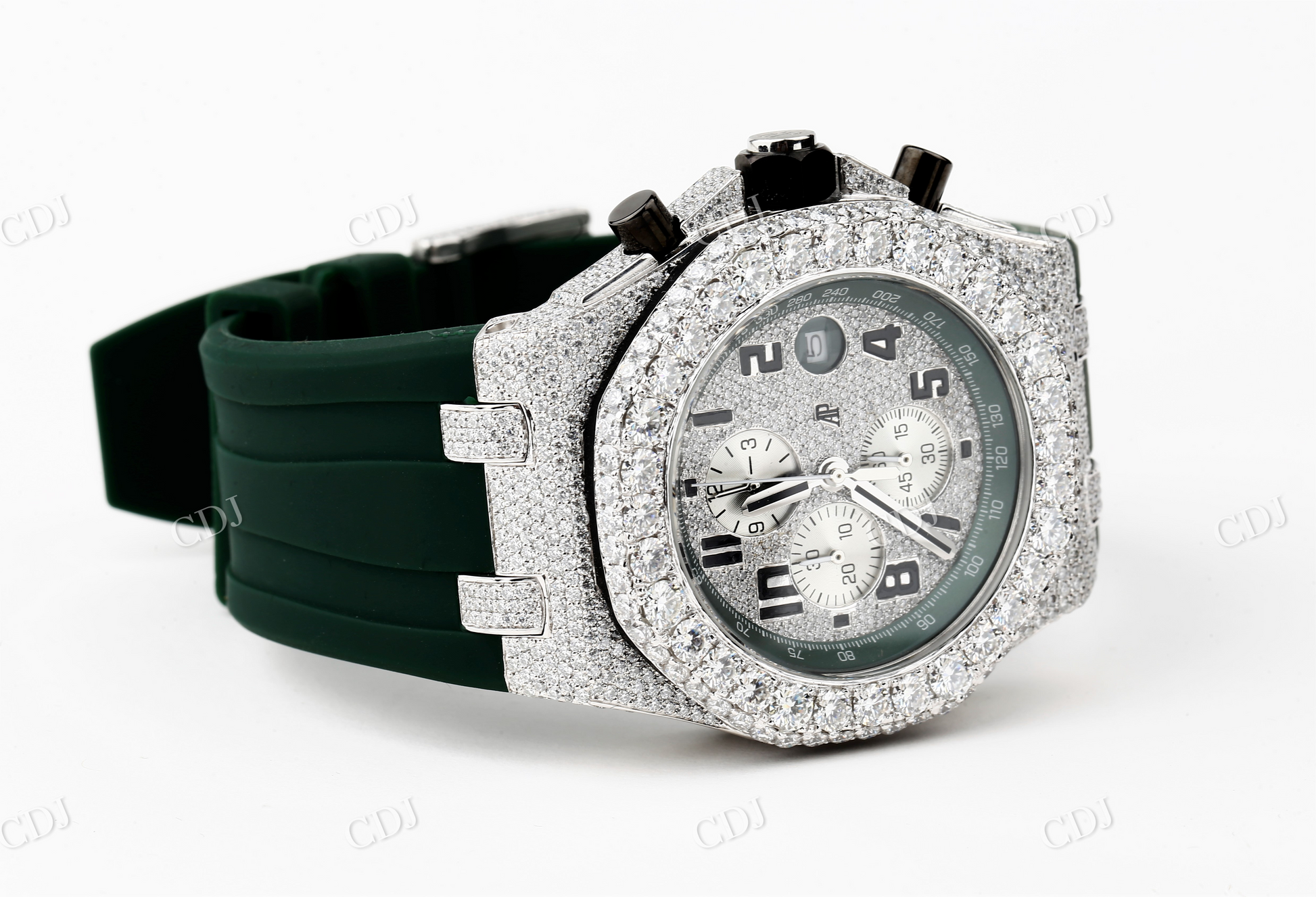 Customized AP Moissanite Watch  customdiamjewel   