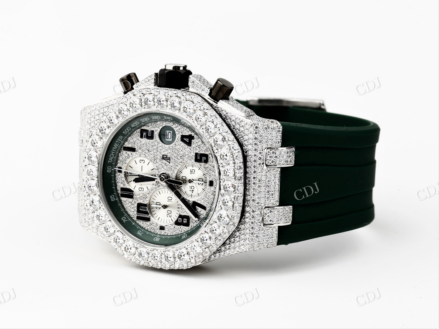 Customized AP Moissanite Watch  customdiamjewel   