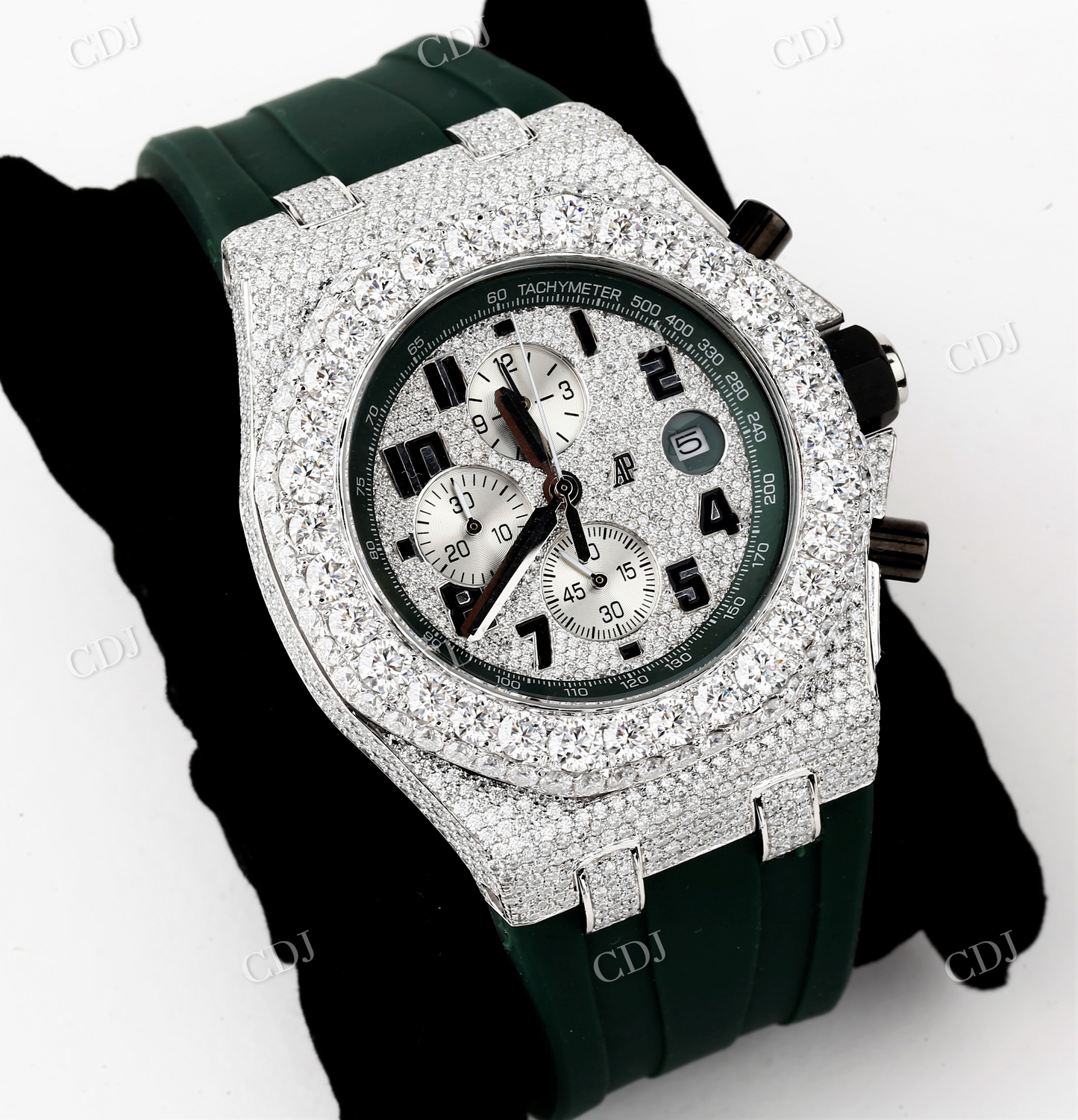 Customized AP Moissanite Watch  customdiamjewel   