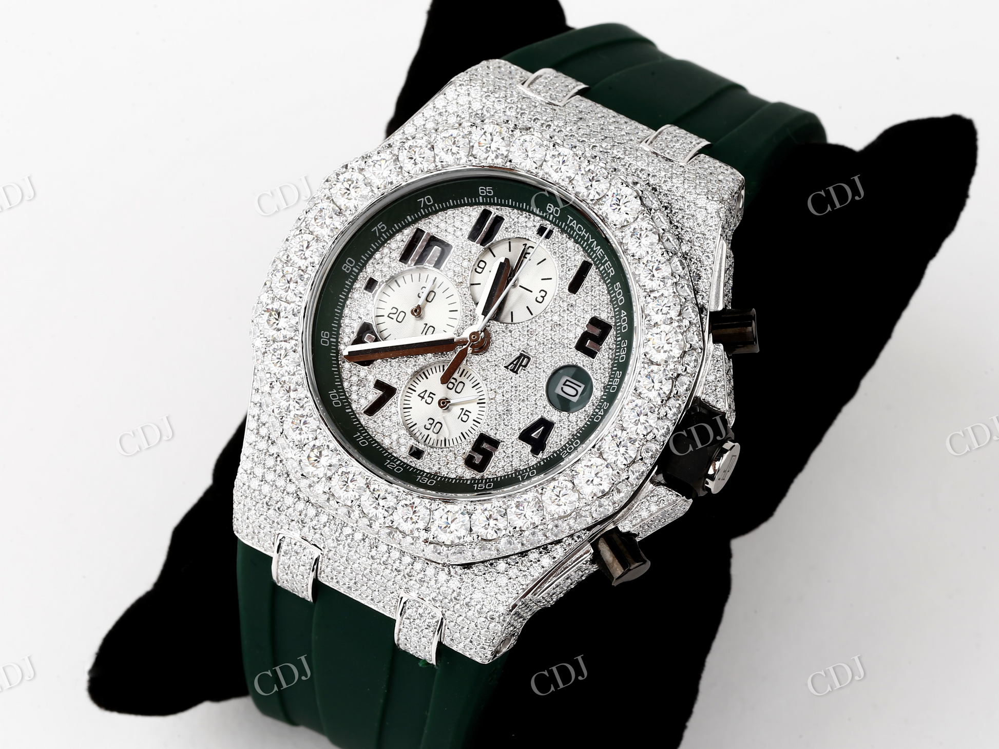 Customized AP Moissanite Watch  customdiamjewel   