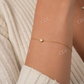 0.03CTW Natural Diamond Solitaire Bezel Set Bracelet  customdiamjewel   