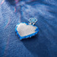 Hip Hop Diamond Enamel Heart Shape Pendant  CustomDiamJewel   