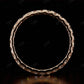 0.6CT Round Cut Natural Diamond Full Eternity Wedding Band  customdiamjewel   