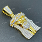 14K Gold Jesus Piece Diamond Pendant For Men  customdiamjewel   