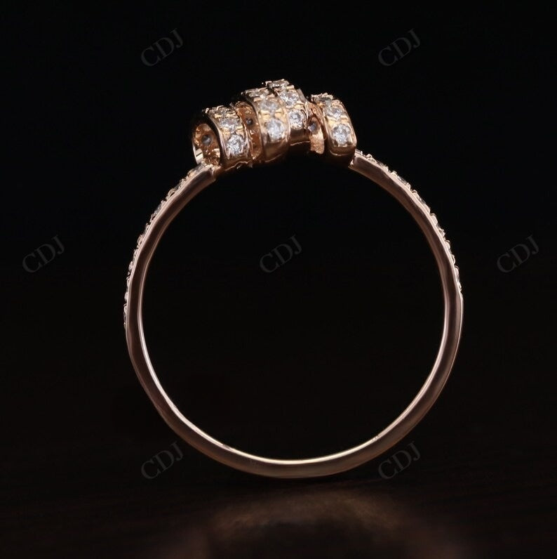 0.42CTW Lab Grown Diamond Stacking Wedding Band Woman  customdiamjewel   