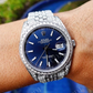 Rolex Blue Dial Jubilee Band Diamond Watch  customdiamjewel   