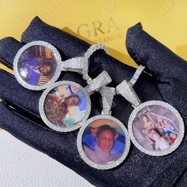 Custom Picture Memory Diamond Pendant  customdiamjewel   