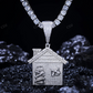 Hip Hop VVS Moissanite Diamond Home Pendant hip hop jewelry CustomDiamJewel