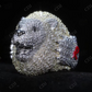 Lion Head Hip Hop Iced Out Ring hip hop jewelry CustomDiamJewel   