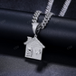 Hip Hop VVS Moissanite Diamond Home Pendant hip hop jewelry CustomDiamJewel