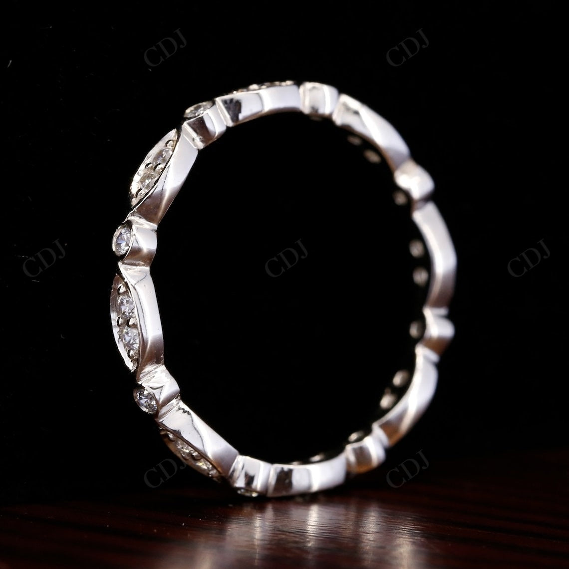 0.25CTW Lab Grown Diamond Wedding Band Woman  customdiamjewel   