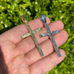 10K Gold Men's Plain Cross Pendant  customdiamjewel   