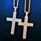 Hip Hop Unique Moissanite VVS Cross Pendant hip hop jewelry CustomDiamJewel