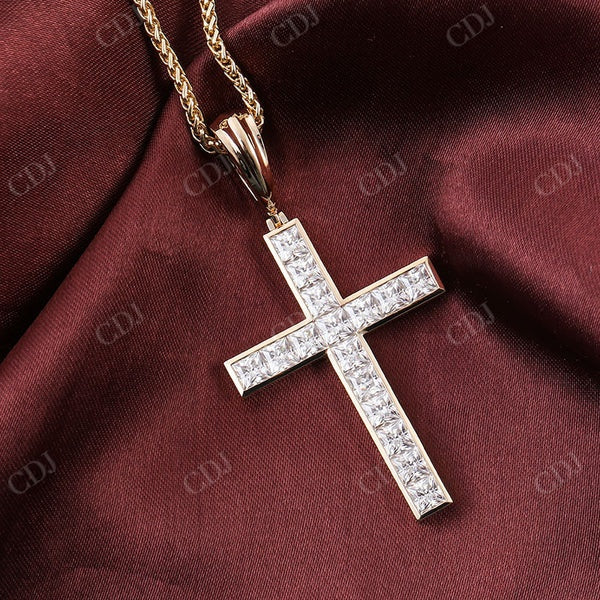 Diamnod Hip Hop Cross Pendant  CustomDiamJewel   