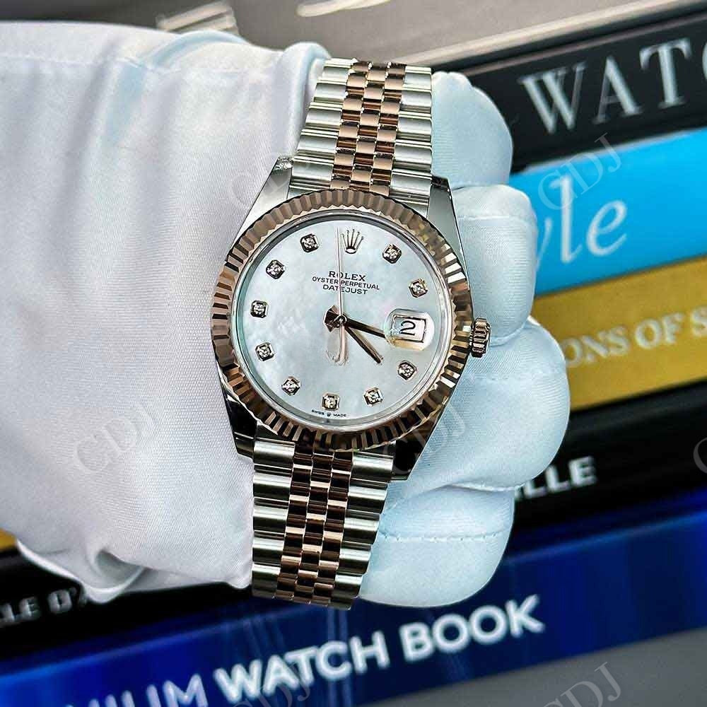 Rolex Stainless Steel Diamond Watch  customdiamjewel   