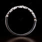 Half Eternity Bezel Round 0.15CTW lab Grown Diamond Wedding Band  customdiamjewel   