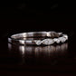 Half Eternity Bezel Round 0.15CTW lab Grown Diamond Wedding Band  customdiamjewel   