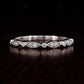 Half Eternity Bezel Round 0.15CTW lab Grown Diamond Wedding Band  customdiamjewel   