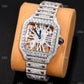 Hip hop Iced out Diamond Watch  customdiamjewel   