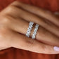 Natural Diamond Marquise and Round  Full Eternity Wedding Band  customdiamjewel   