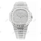 Baguette & Round Diamond VVS Watch  customdiamjewel   