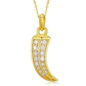 Minimalist Solid Gold Lab Diamond Pendant For Men's hip hop jewelry CustomDiamJewel