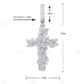 S925 Moissanite Vintage Cross Pendant hip hop jewelry CustomDiamJewel