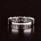 Baguette Oval cut lab grown diamond wedding band  customdiamjewel   