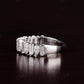 Baguette Oval cut lab grown diamond wedding band  customdiamjewel   