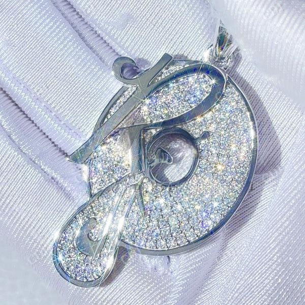 Custom Made Diamond Roc-A-Fella Pendant  customdiamjewel   