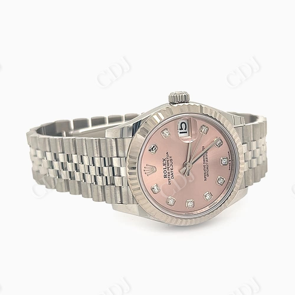 Rolex Datejust Stainless Steel Diamond Watch  customdiamjewel   