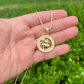 Solid Gold Plain Zodiac Astrology Sign Pendant  customdiamjewel   