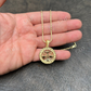 Solid Gold Plain Zodiac Astrology Sign Pendant  customdiamjewel   