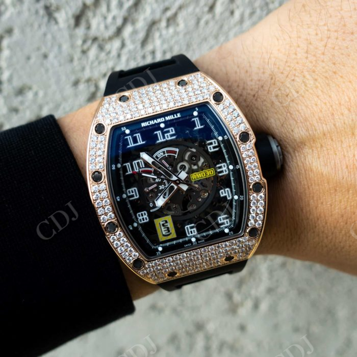 Richard Mille Custom Diamond Watch  customdiamjewel   