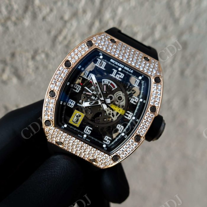 Richard Mille Custom Diamond Watch  customdiamjewel   