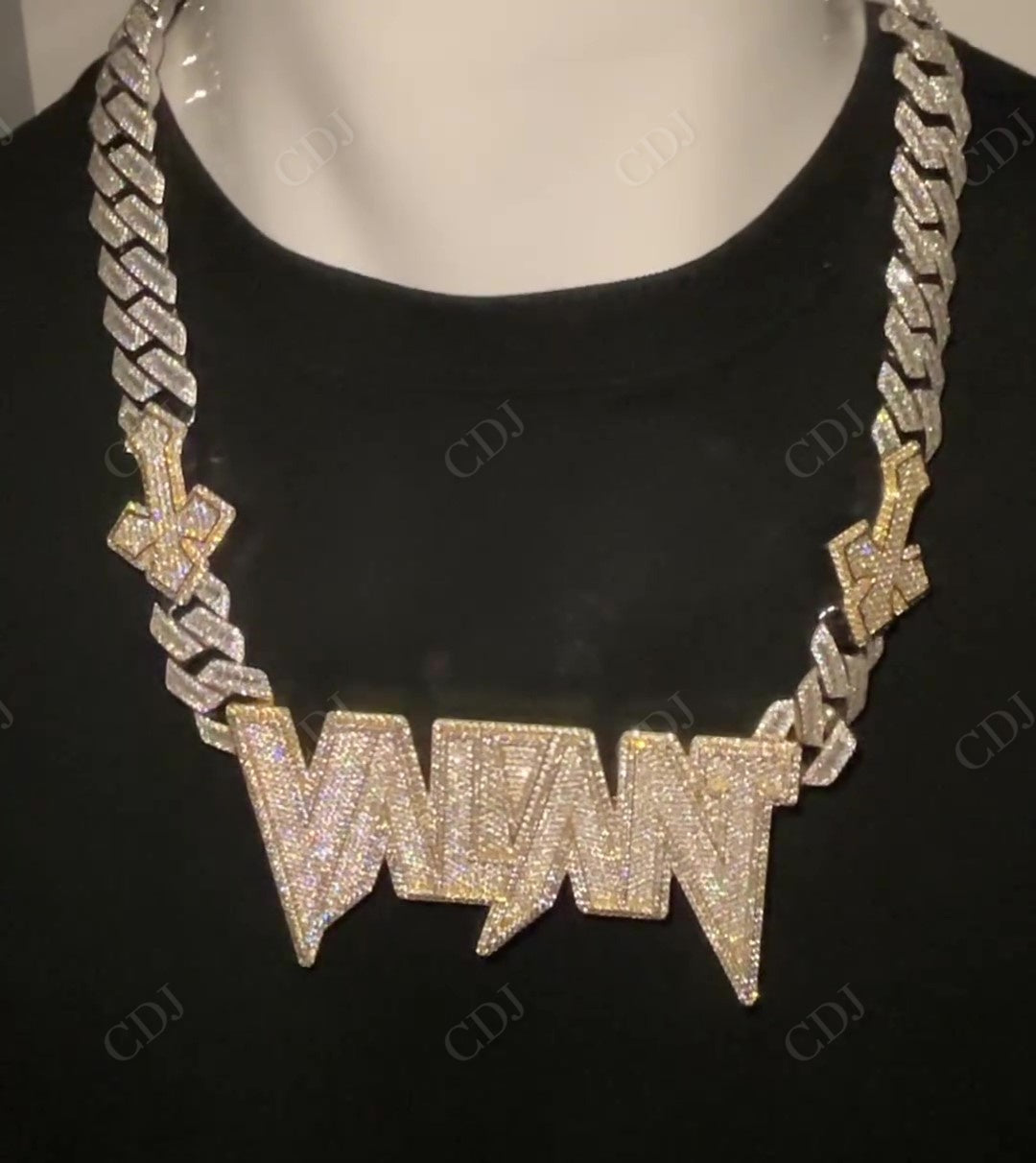 VALAN Letter Gold Plated Customized Hip Hop Pendant hip hop jewelry CustomDiamJewel   