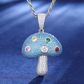 The Magic Mushroom MoissaniteGemstone Hip Hop Pendant hip hop jewelry CustomDiamJewel